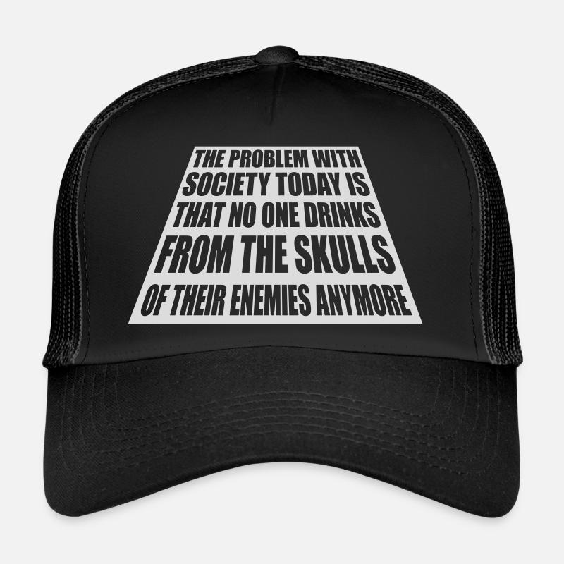 boissons de crânes ennemis Casquette trucker 