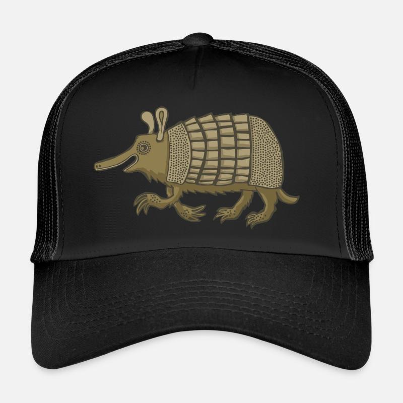 Gürteltier - Trucker Cap - Schwarz/Schwarz