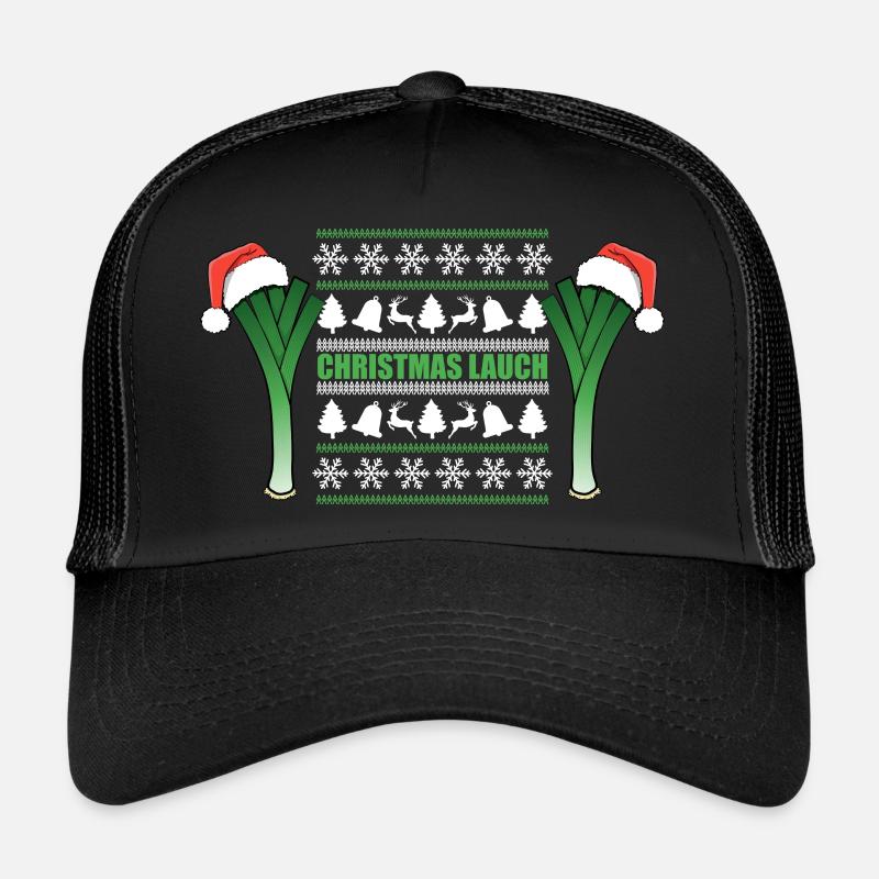 Cristmas Lauch - Trucker Cap - Schwarz/Schwarz
