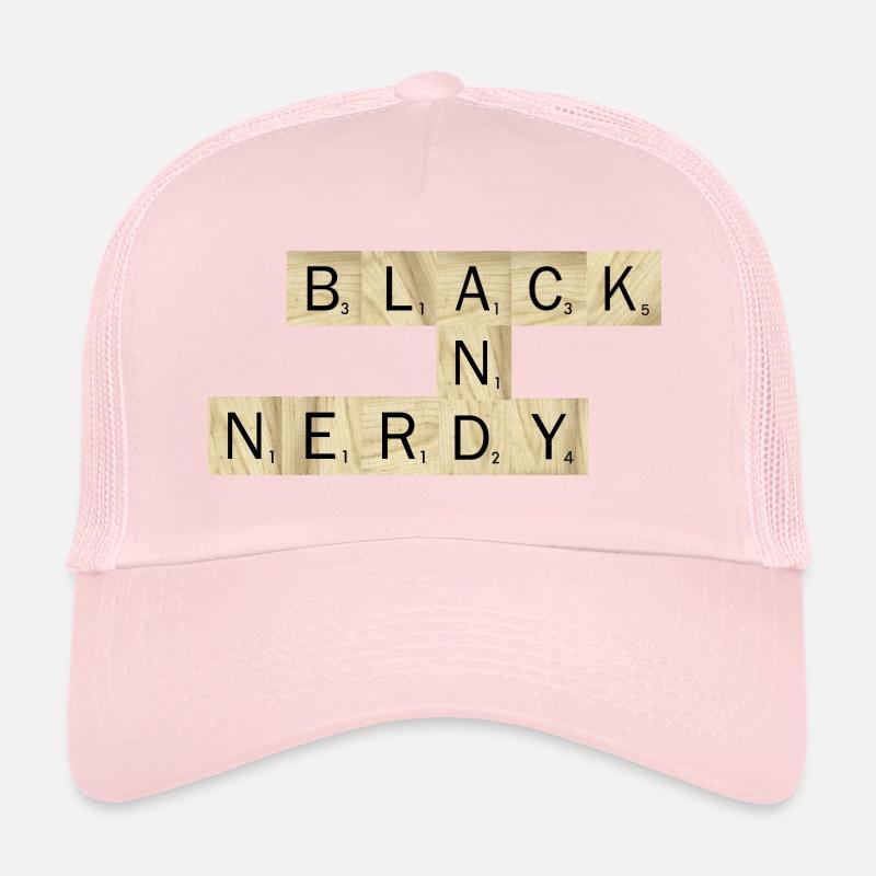 Black and Nerdy Trucker Cap