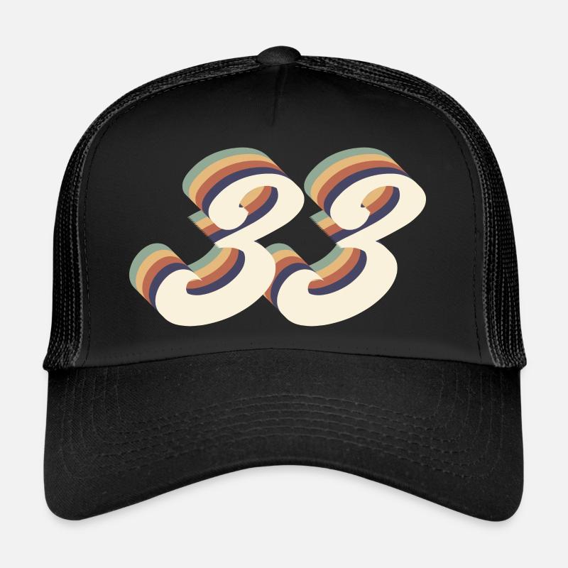 33rd anniversary vintage Trucker Cap