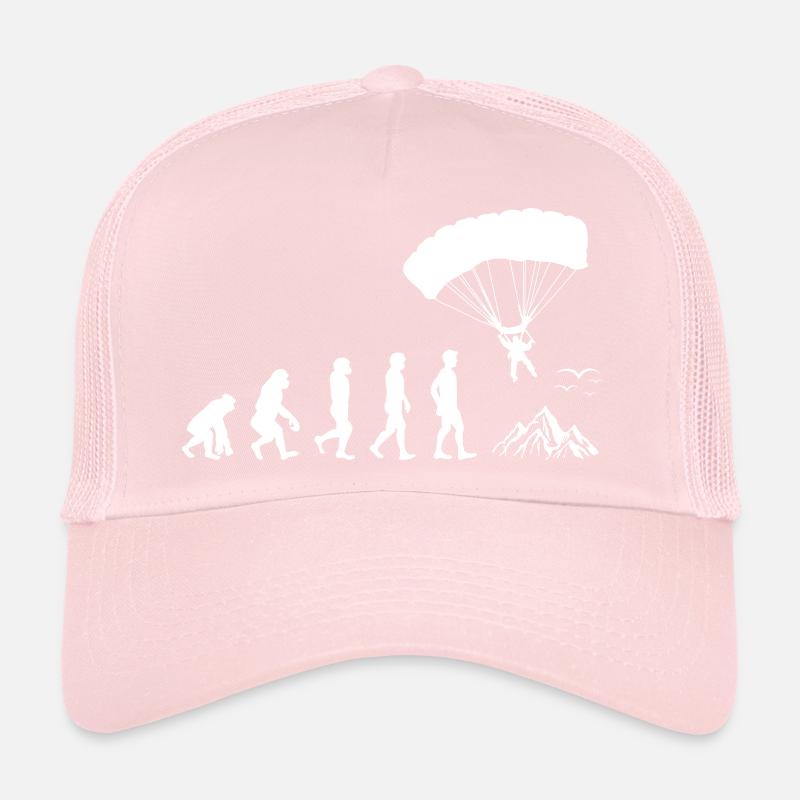 Parachute Parachute Parachute Parachutisme Évolution Casquette trucker 