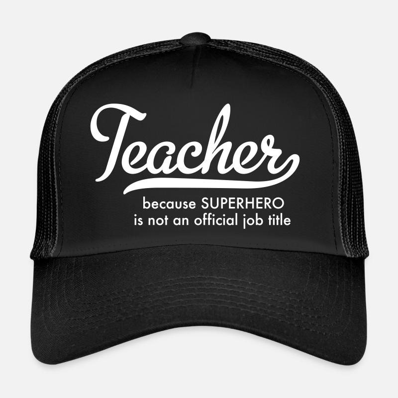 Lehrer - Trucker Cap - Schwarz/Schwarz