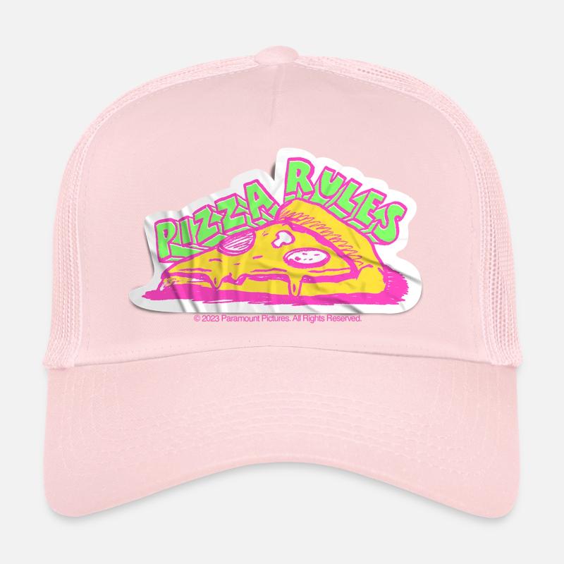 TMNT Mutant Mayhem Pizza Rules Casquette trucker 