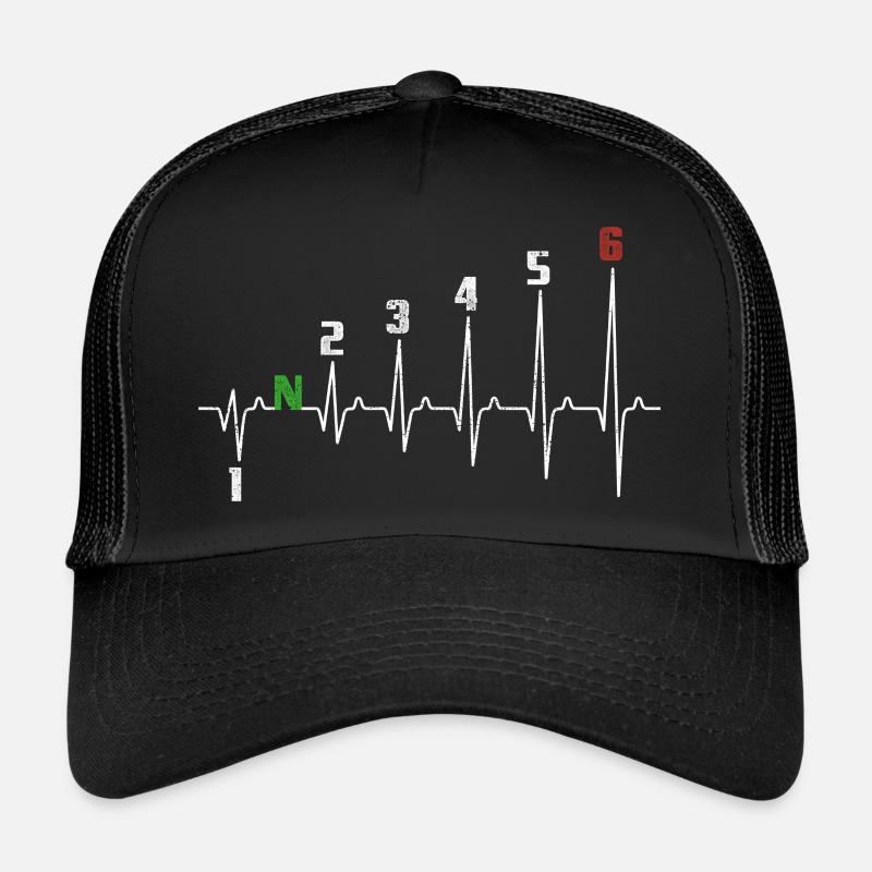 1N23456 Motorcycle Gearshift - Adrenaline - Pulse Trucker Cap
