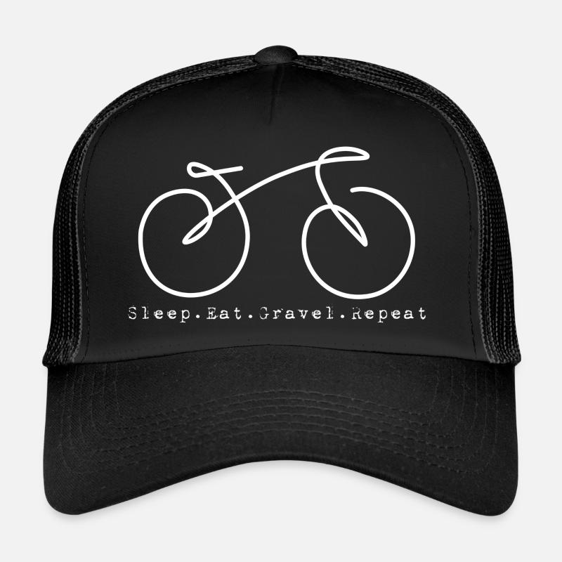 Dormir Manger Gravier Répéter Casquette trucker 