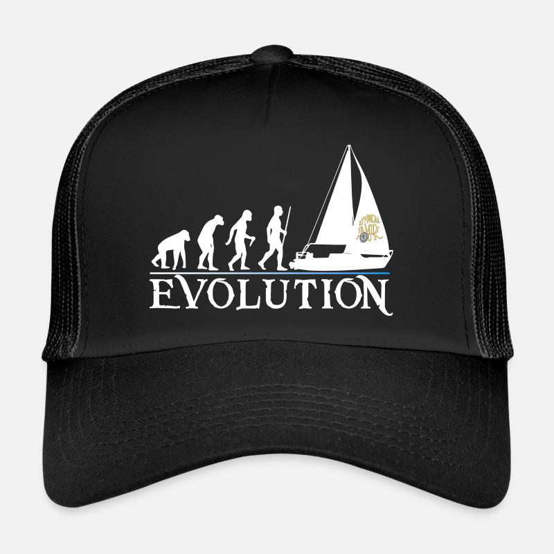 Evolution version blanc Casquette trucker 