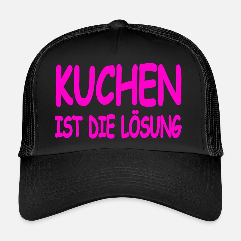 Kuchen - Trucker Cap - Schwarz/Schwarz