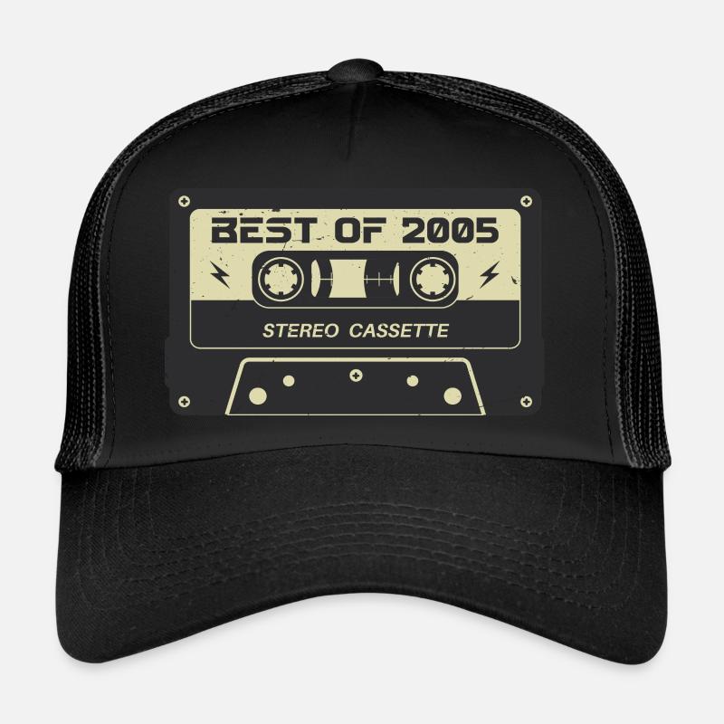Cassette rétro 2005 millésime 2005 anniversaire 2005 Casquette trucker 