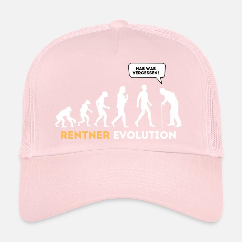 Rentner Evolution Lustig Ruhestand Trucker Cap