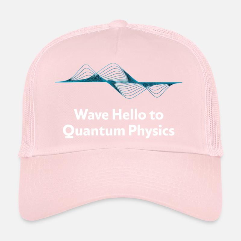 Wave Hello Conception de la physique quantique Casquette trucker 