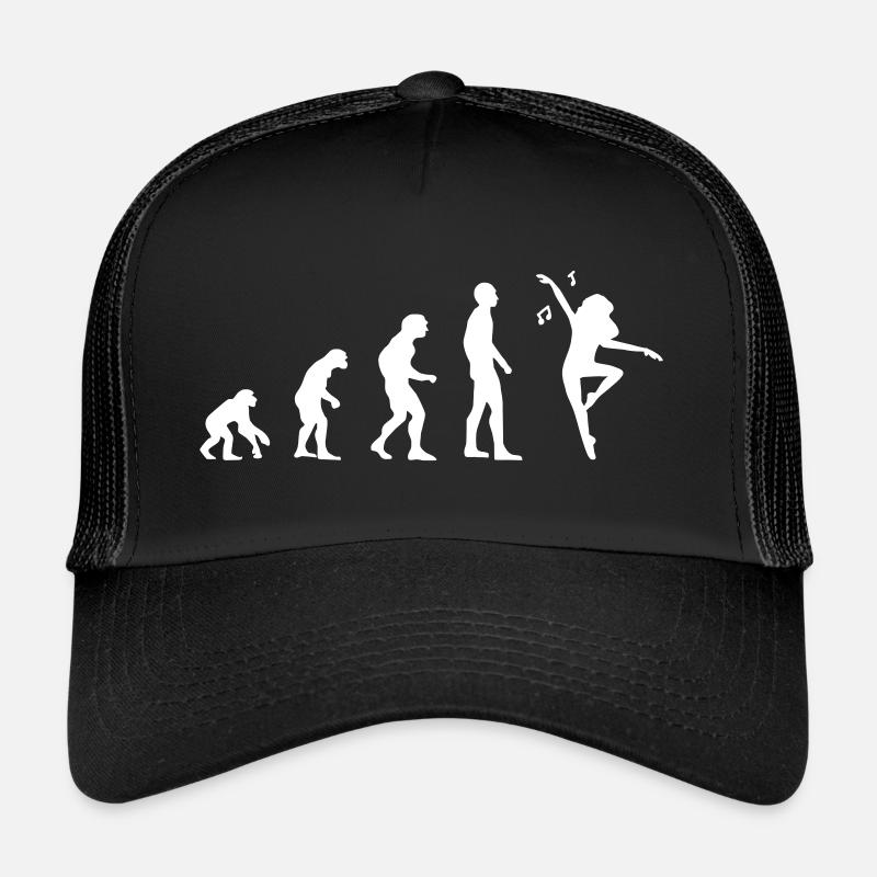 Evolution Ballet Danseuse - Casquette trucker  - noir/noir