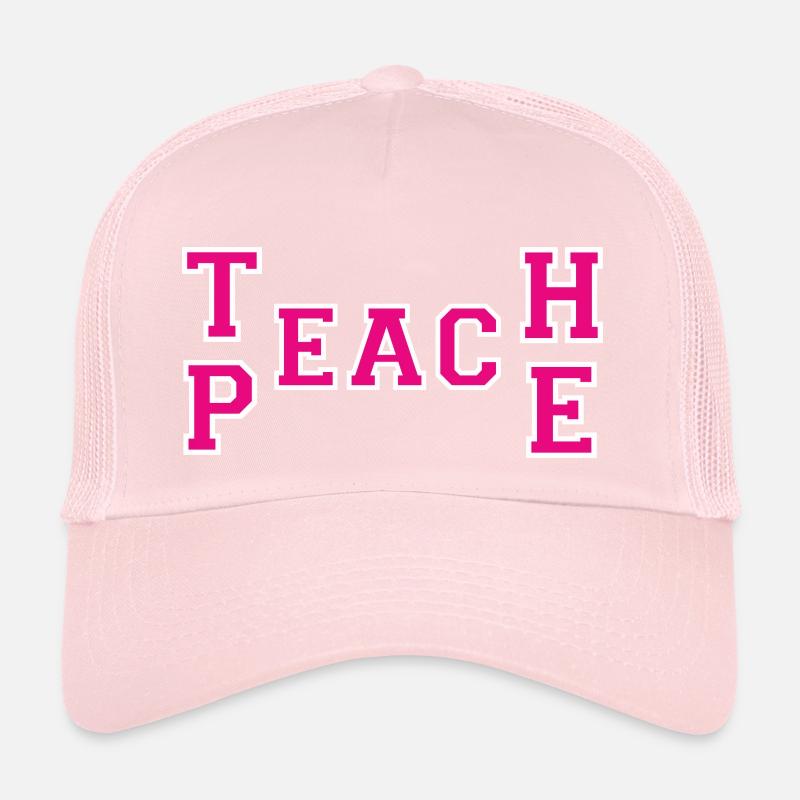 teach peace Trucker Cap