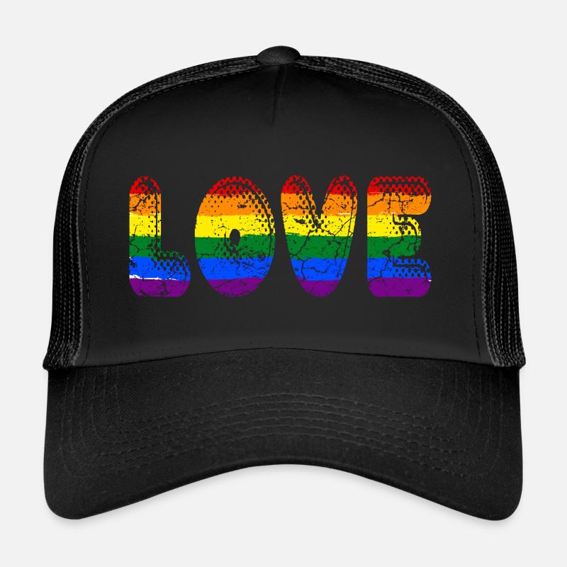 Aimer les LGBT Casquette trucker 