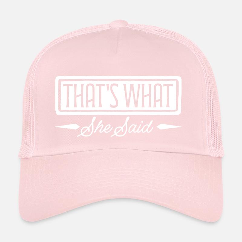 C’est ce qu’elle a dit Casquette trucker 