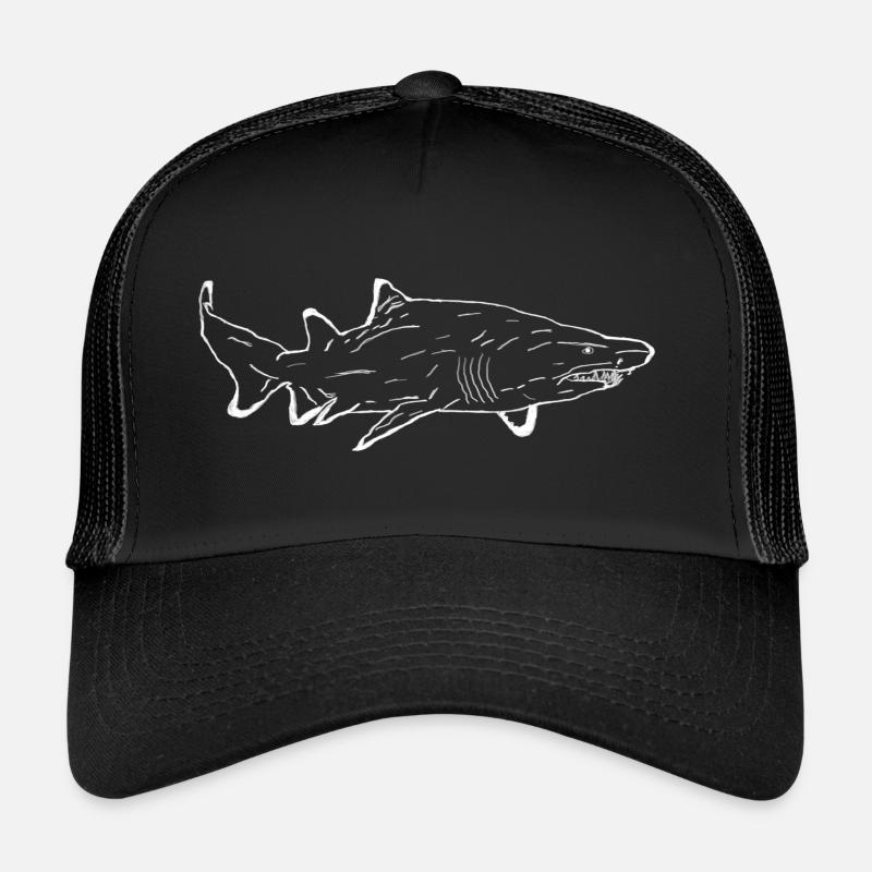 Bullenhai - Trucker Cap - Schwarz/Schwarz