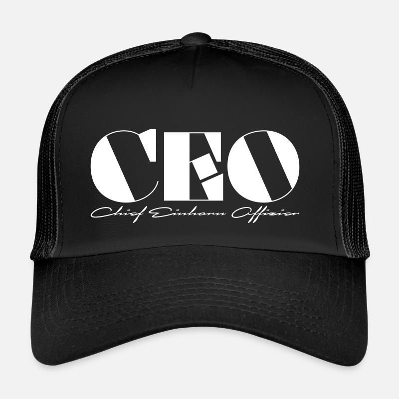 CEO Chief EInhorn Offizier Trucker Cap