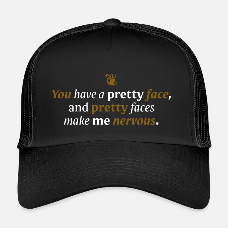 Tu as un joli visage Casquette trucker 