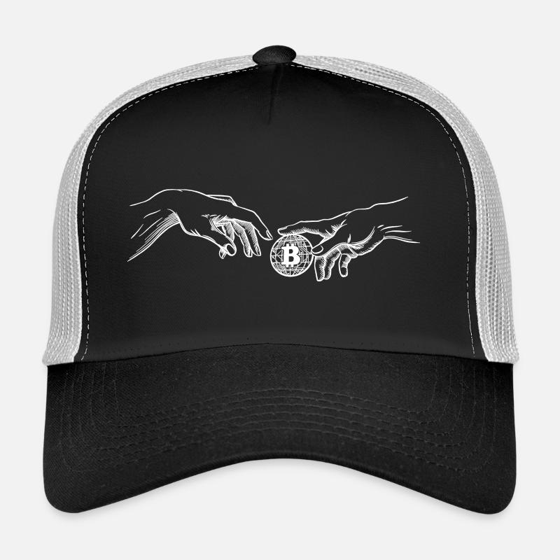 Création de Bitcoin Adams Crypto-monnaie Bitcoin Casquette trucker 