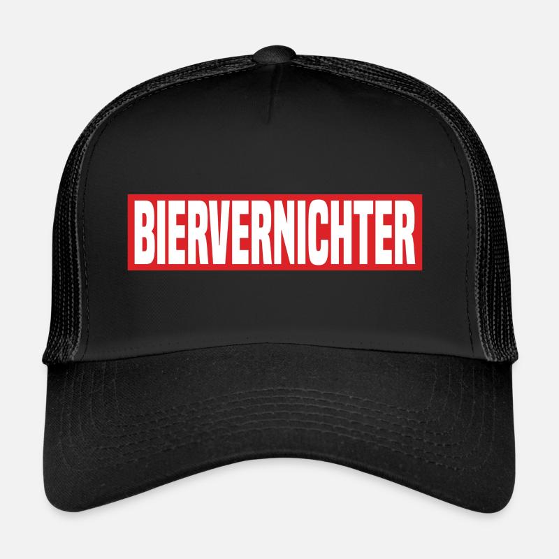 Biervernichter Lustiger Kreisliga Bier Spruch Trucker Cap