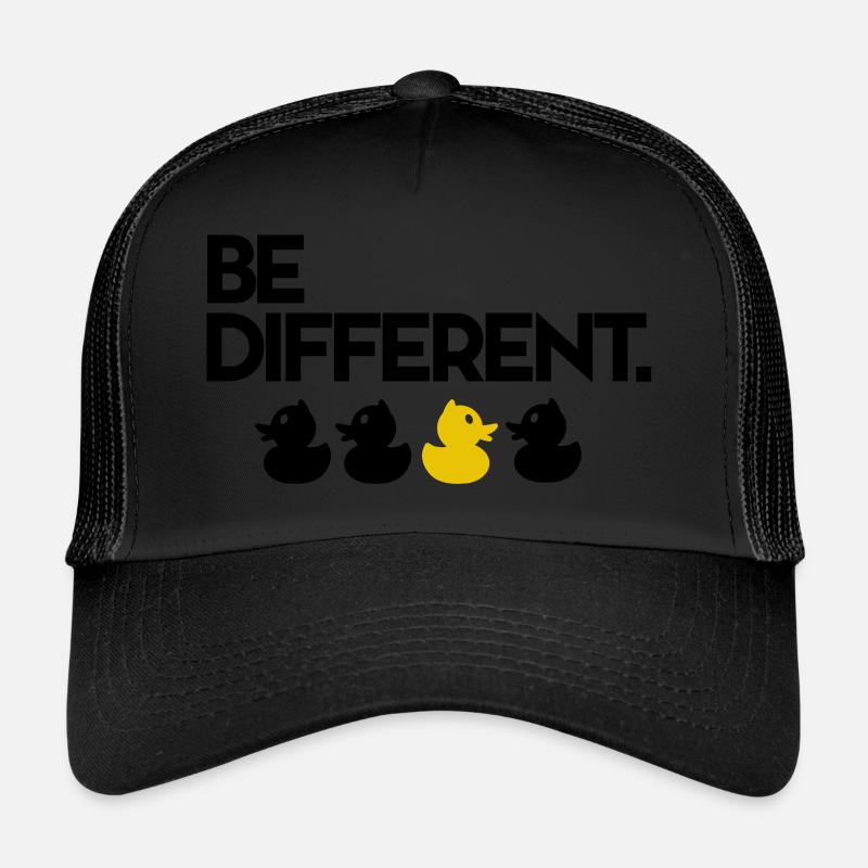 Be Different Gelbe Quietsche Ente Trucker Cap