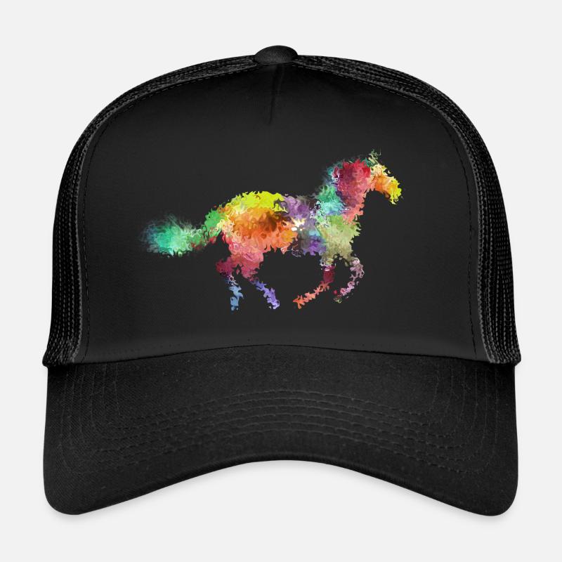 Cheval flou skitze Casquette trucker 