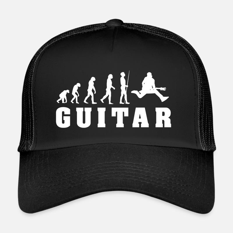 Evolution Guitar - Trucker Cap - Schwarz/Schwarz
