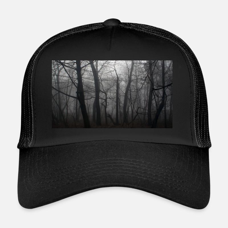 Wald - Trucker Cap - Schwarz/Schwarz