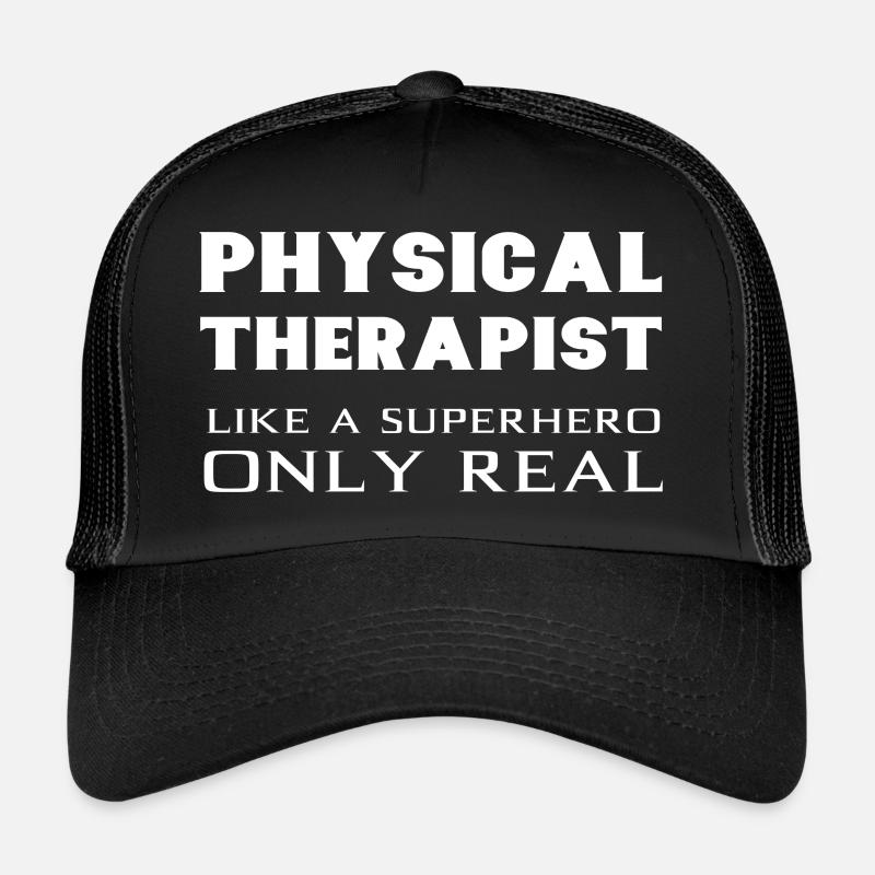 Physical Therapist Superhero Physiotherapist Trucker Cap