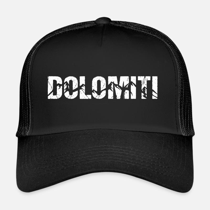 Dolomiti Mountains Dolomites Casquette trucker 