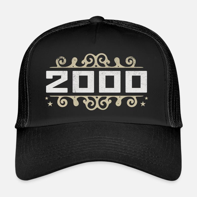 Vintage 2000 Retro Birthday 2000 Vintage 2000 Trucker Cap