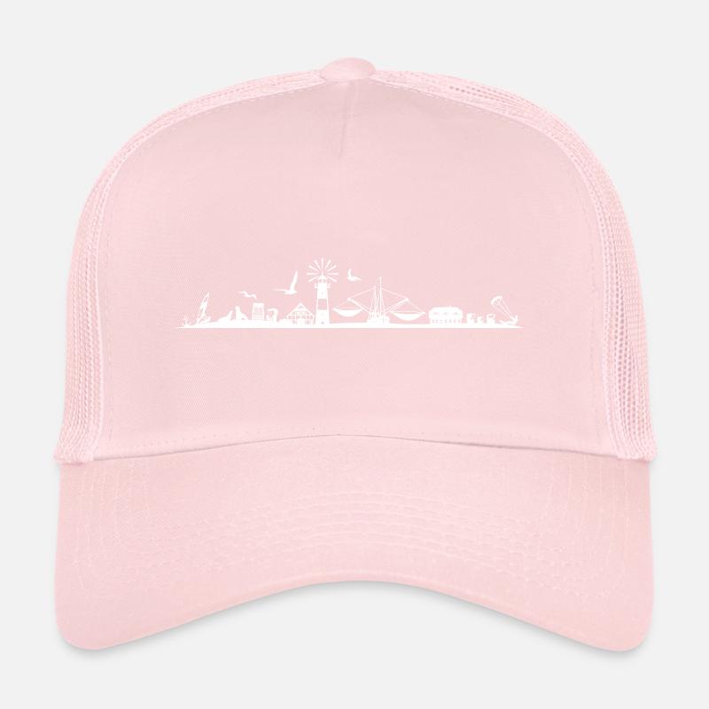 Mer Phare Côte Maritime Casquette trucker 