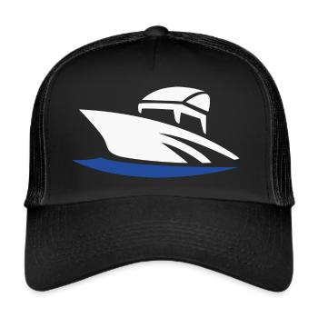 Motorboat - Trucker Cap - black/black - Front