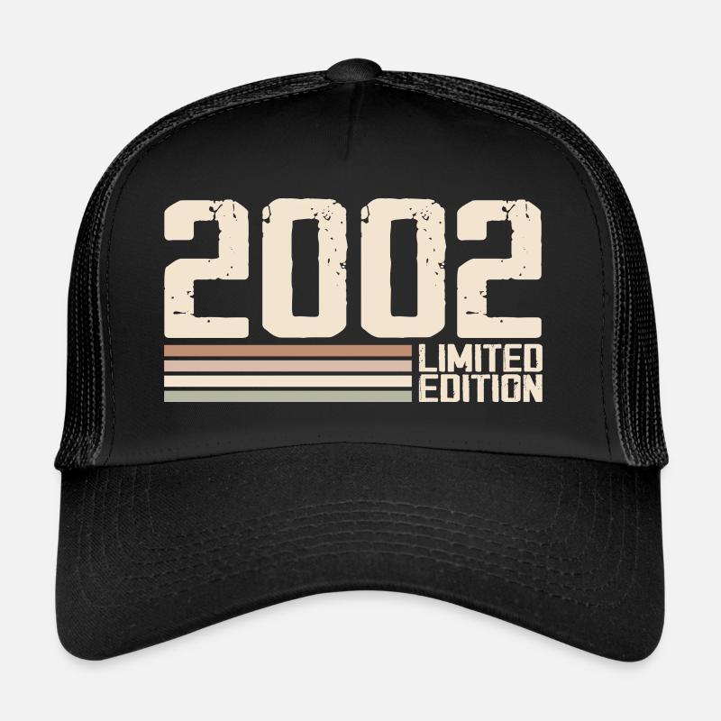 2002 Millésime 2002 Anniversaire 2002 Rétro 2002 Casquette trucker 