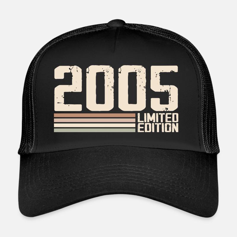 2005 Millésime 2005 Anniversaire 2005 Rétro 2005 Casquette trucker 