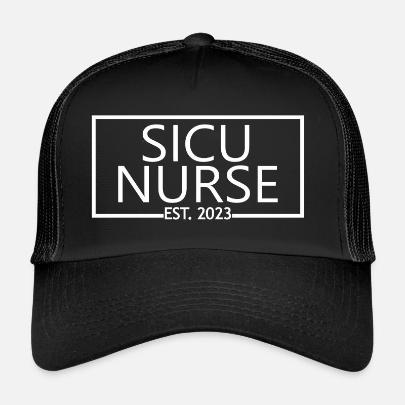 SICU Krankenschwester Est. 2023 Abschluss Krankenpflegeschüler Trucker Cap