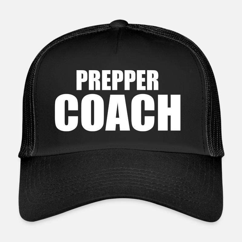 Prepper - Trucker Cap - Schwarz/Schwarz