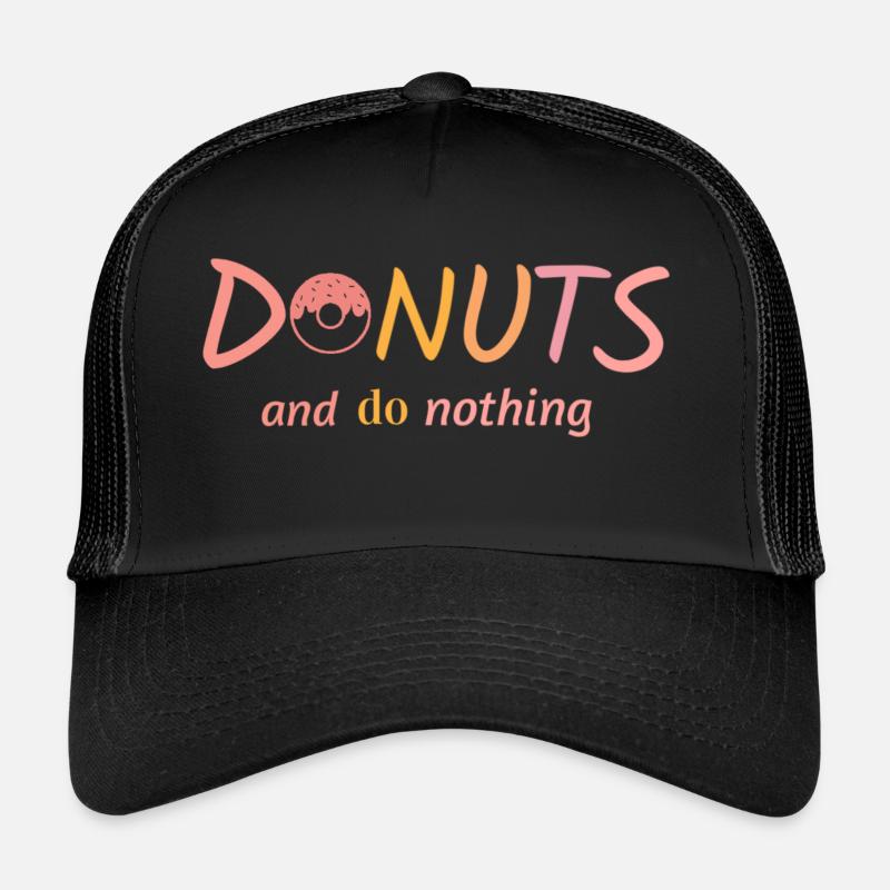 Donots and do nothing - Trucker Cap - Schwarz/Schwarz