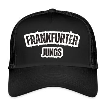 Frankfurter Jungs - Trucker Cap - Schwarz/Schwarz - Vorne