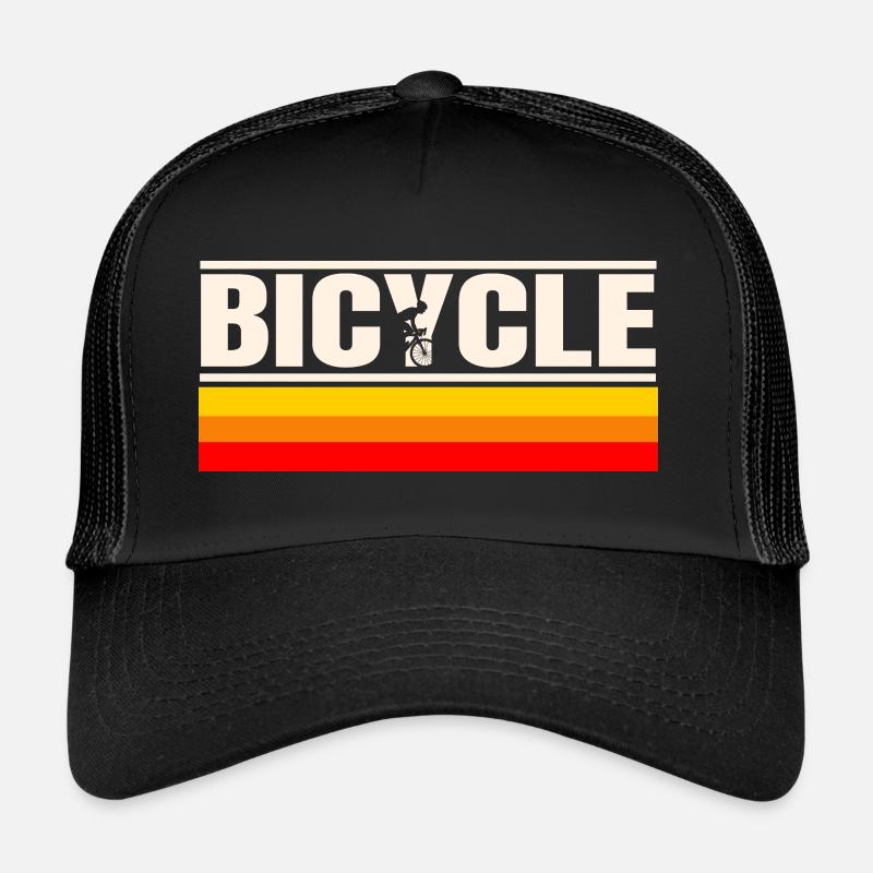 Fahrrad - Trucker Cap - Schwarz/Schwarz