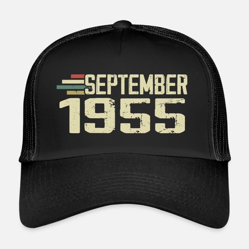 September 1955 Vintage Geschenkidee September 1955 Trucker Cap