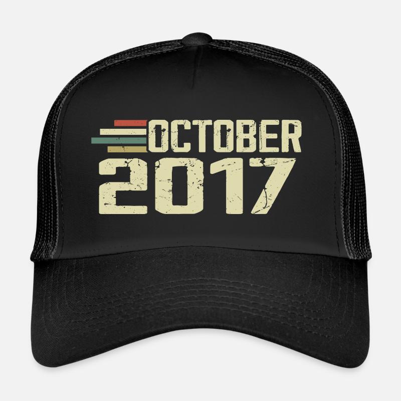 Octobre 2017 - Anniversaire en octobre 2017 Casquette trucker 