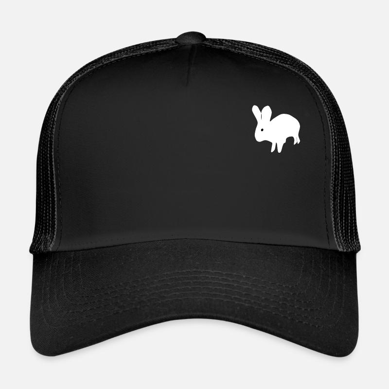 white rabbit Trucker Cap