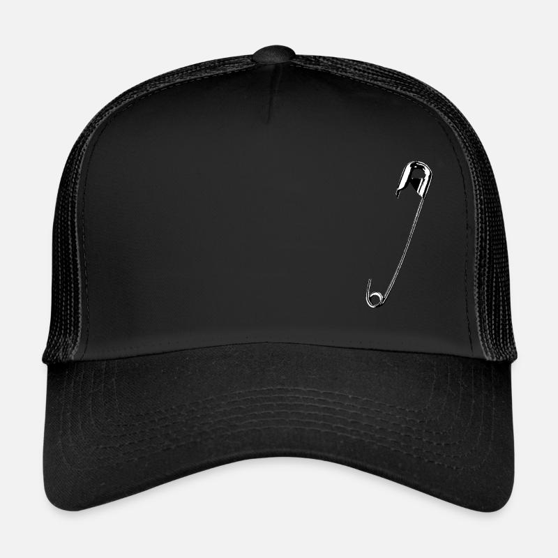 Safety pin - Trucker Cap - black/black