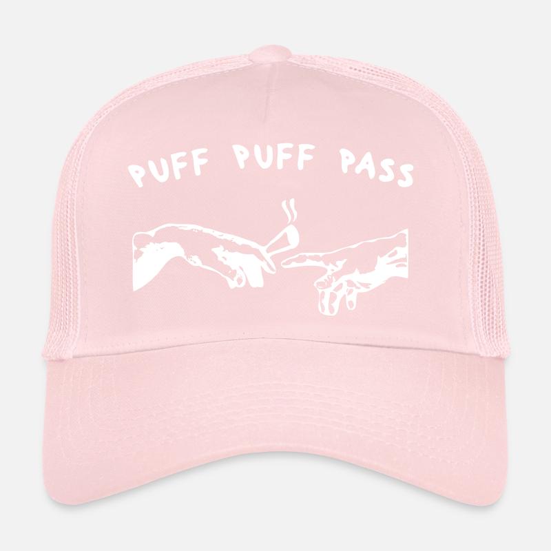 puff puff passer conception conjointe kiffen comme un vecteur Casquette trucker 