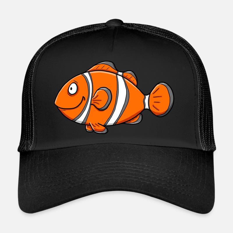 Clownfisch - Trucker Cap - Schwarz/Schwarz
