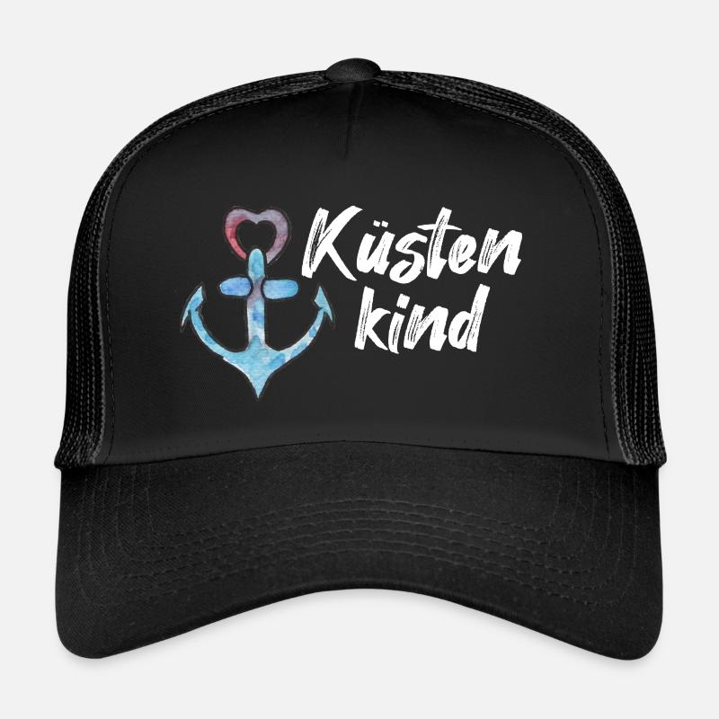 Ancre côtière enfant océan mer Casquette trucker