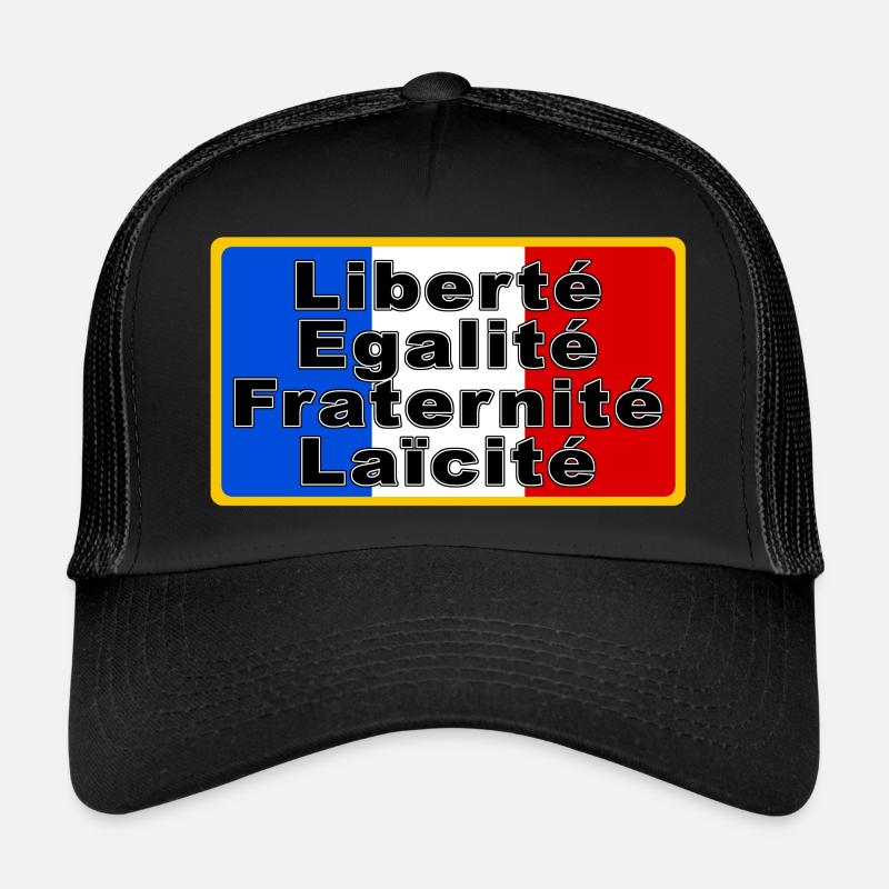 France Drapeau et devise Casquette trucker 