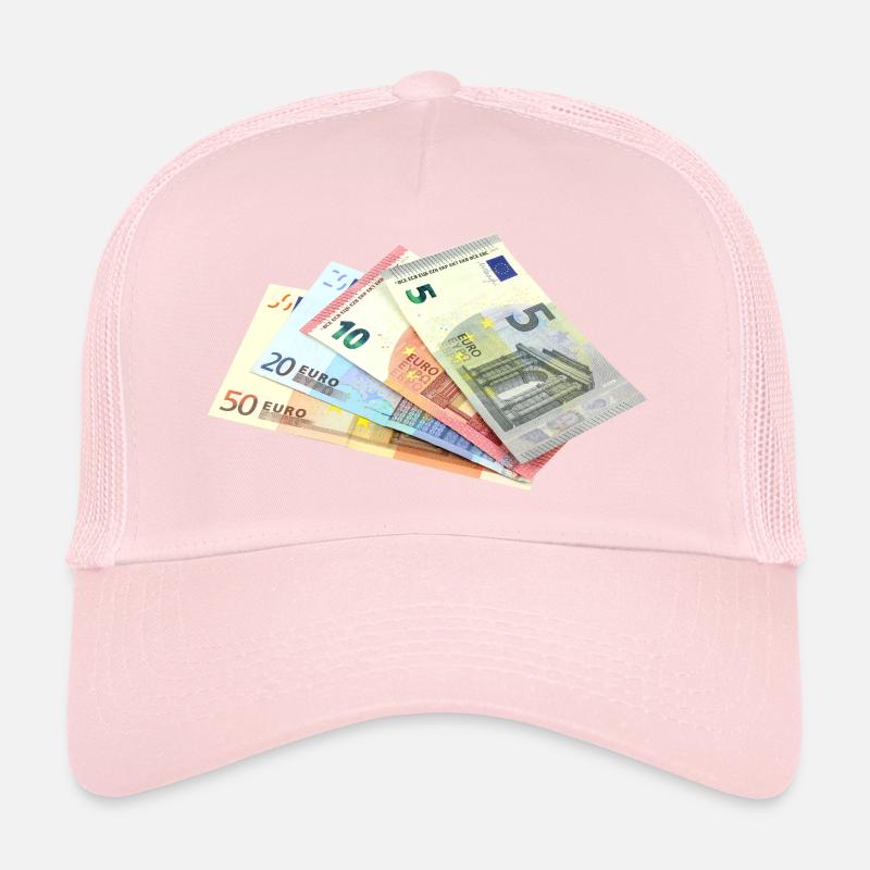 De l’argent. Billets en euros Casquette trucker 