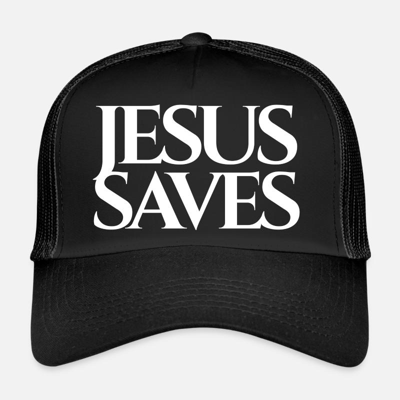 Jesus Saves - Trucker Cap - black/black